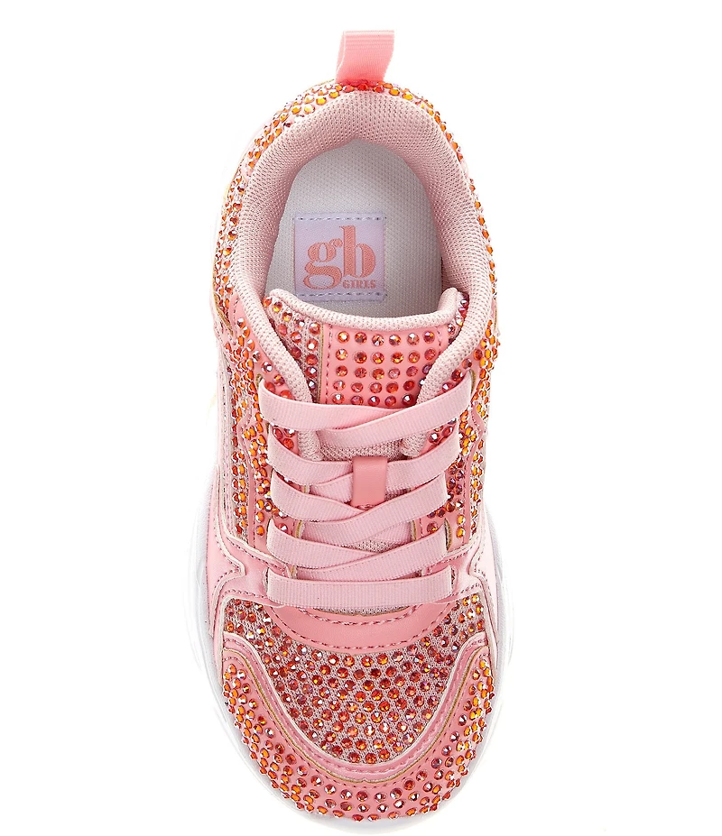 GB Girls' Dylyn Rhinestone Embellishment Sneakers (Toddler)