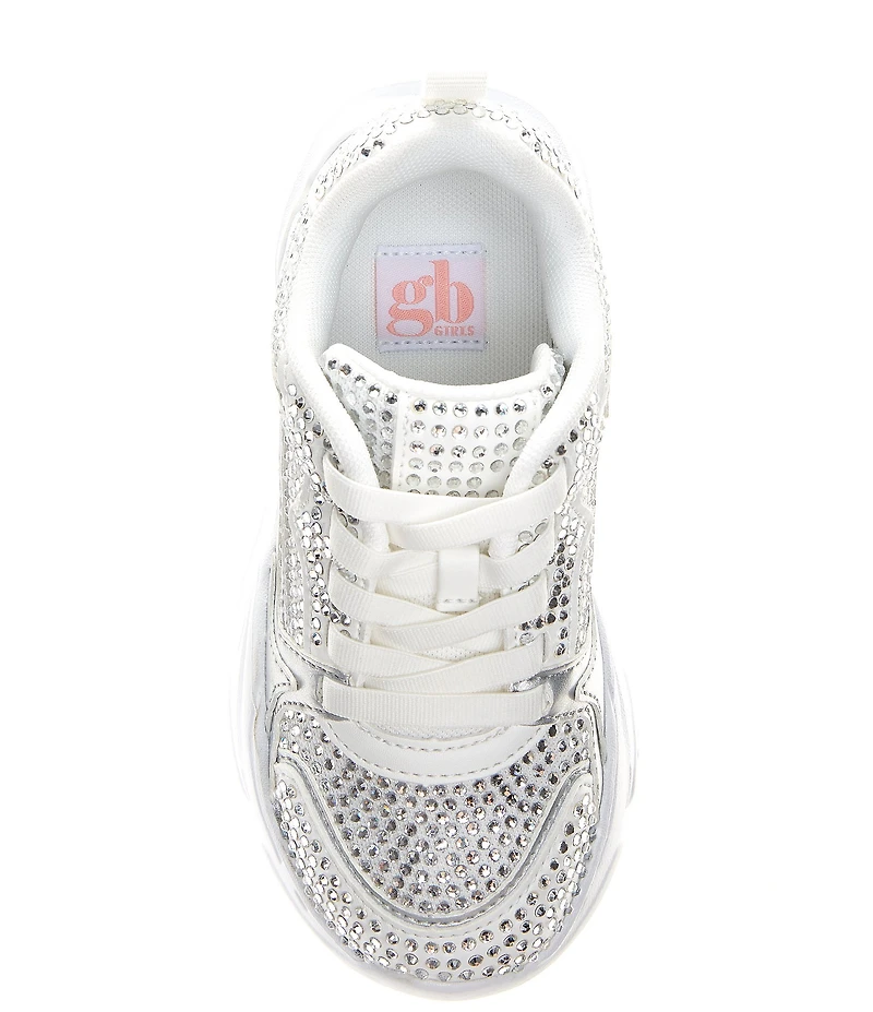 GB Girls' Dylyn Rhinestone Embellishment Sneakers (Youth)
