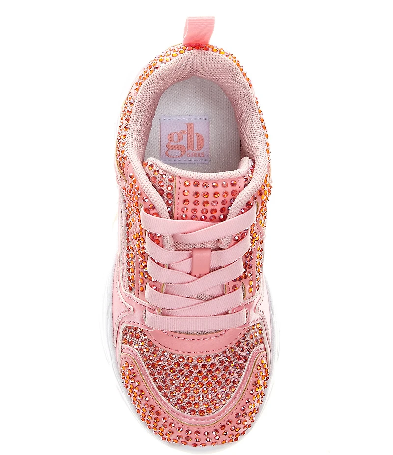 GB Girls' Dylyn Rhinestone Embellishment Sneakers (Youth)