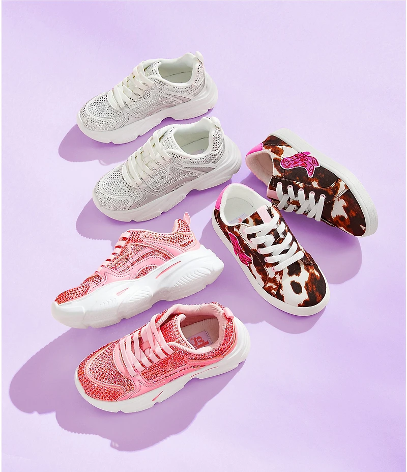 GB Girls' Dylyn Rhinestone Embellishment Sneakers (Youth)