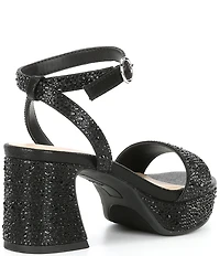 GB Girls' Ellie-Girl Rhinestone Platform Dress Sandals (Toddler)