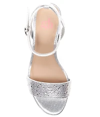 GB Girls' Ellie-Girl Rhinestone Platform Dress Sandals (Youth)