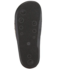 GB Girls' Fyffer Leopard Embellished Slide Sandals (Toddler)