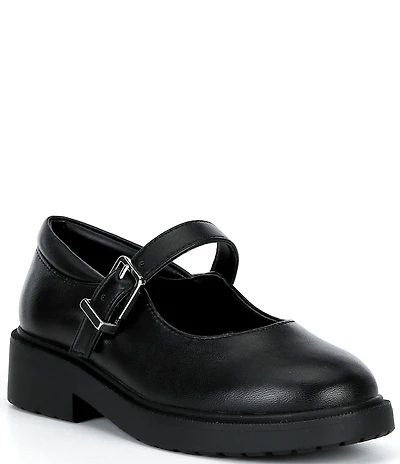 GB Girls' Iona-Girl Leather Mary Jane Loafers (Youth)
