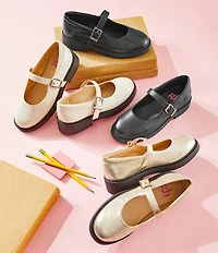 GB Girls' Iona-Girl Patent Mary Jane Loafers (Youth)