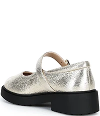GB Girls' Iona-Girl Metallic Mary Jane Loafers (Youth)