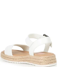 GB Girls' Keegan Leather Espadrille Flat Sandals (Infant)