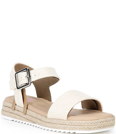 GB Girls' Keegan Leather Espadrille Flat Sandals (Infant)
