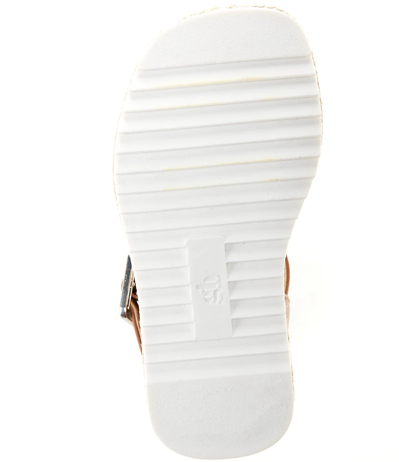 GB Girls' Keegan Leather Espadrille Flat Sandals (Infant)