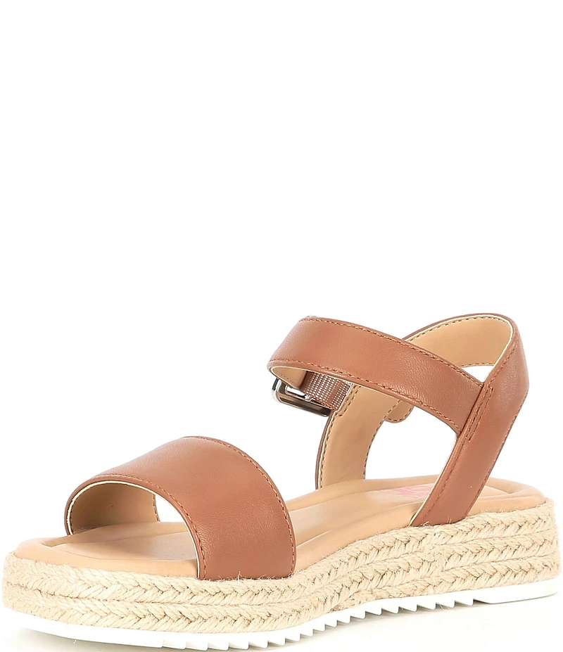 GB Girls' Keegan Leather Espadrille Flat Sandals (Toddler)