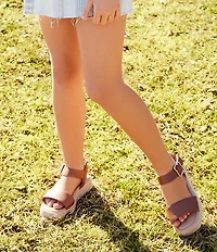 GB Girls' Keegan Leather Espadrille Flat Sandals (Toddler)