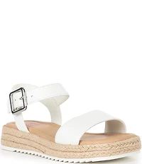 GB Girls' Keegan Leather Espadrille Flat Sandals (Toddler)