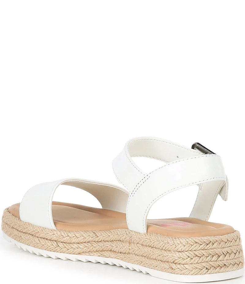 GB Girls' Keegan Leather Espadrille Flat Sandals (Toddler)