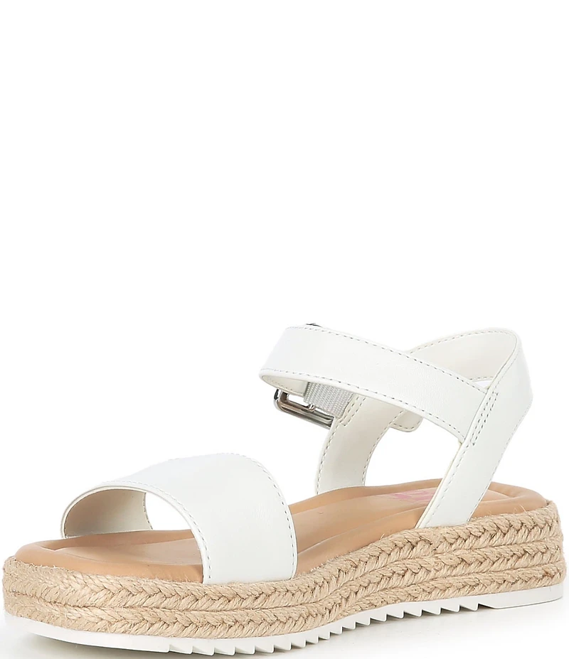 GB Girls' Keegan Leather Espadrille Flat Sandals (Toddler)