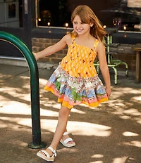 GB Girls' Keegan Leather Espadrille Flat Sandals (Toddler)