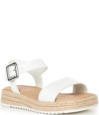 GB Girls' Keegan Leather Espadrille Flat Sandals (Youth)