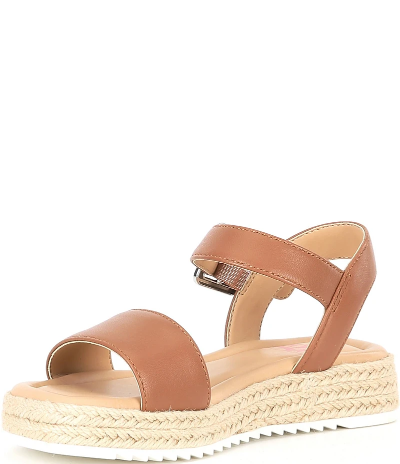 GB Girls' Keegan Leather Espadrille Flat Sandals (Youth)