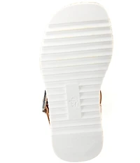 GB Girls' Keegan Leather Espadrille Flat Sandals (Youth)