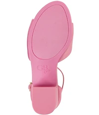 GB Girls' Pariss Satin Ankle Strap Dress Sandals (Youth)