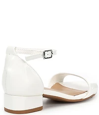 GB Girls' Patent Ankle Strap Block Heel Dress Sandals (Toddler)