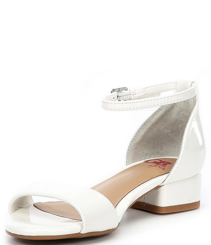 GB Girls' Patent Ankle Strap Block Heel Dress Sandals (Toddler)