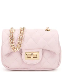 GB Girls Quilted Chain Crossbody Handbag