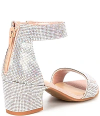 GB Girls' Roniiee Rhinestone Ankle Strap Family Matching Dress Sandals (Toddler)