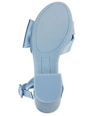 GB Girls' Sadie-Girl Satin Half Bow Family Matching Dress Sandals (Youth)