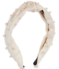 GB Girls Satin Pearled Headband