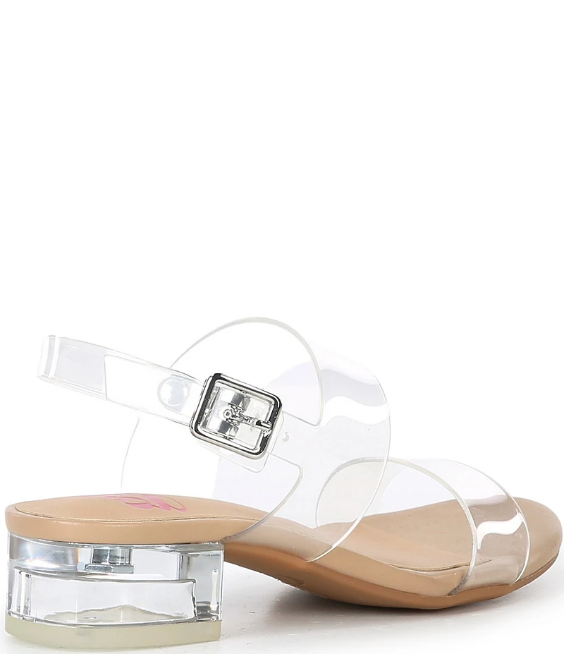 GB Girls' Shaylee Vinyl Block Heel Sandals (Youth)