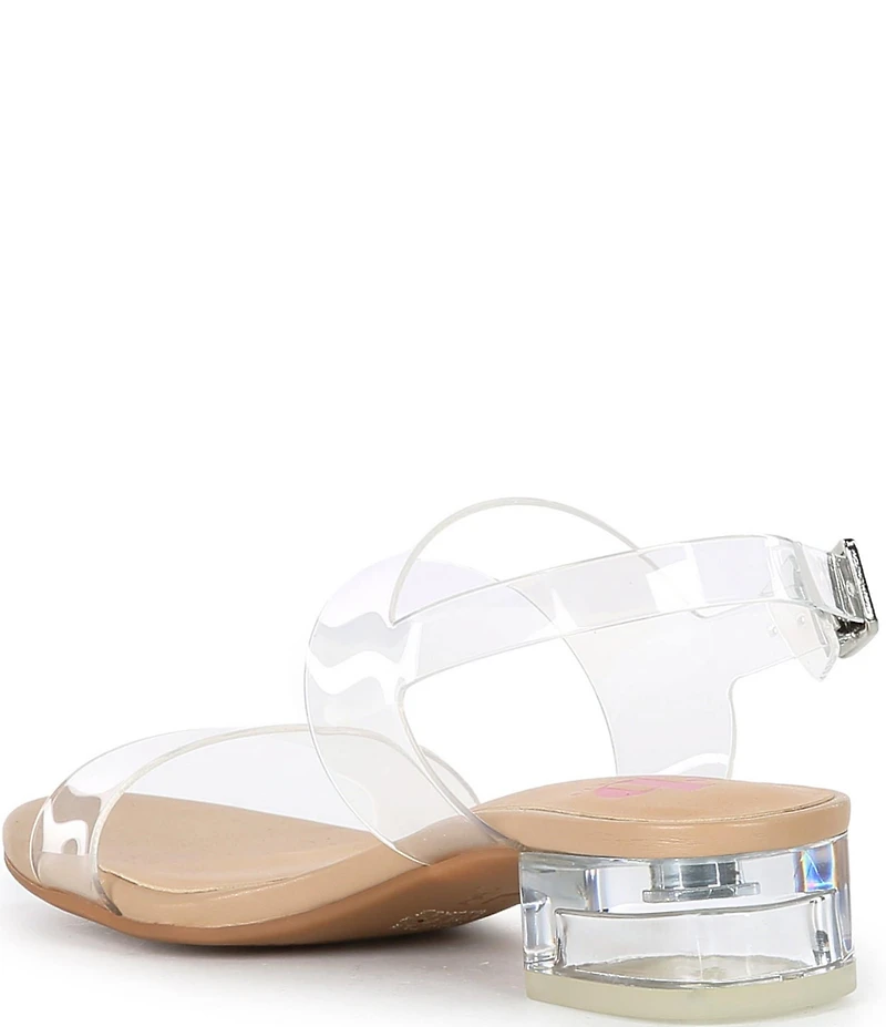 GB Girls' Shaylee Vinyl Block Heel Sandals (Youth)