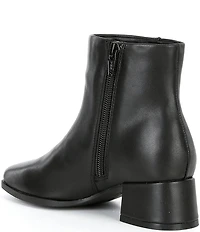 GB Girls' Shirley Leather Block Heel Booties (Youth)