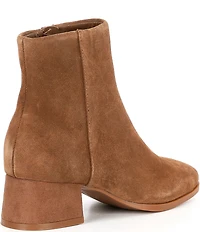 GB Girls' Shirley Suede Block Heel Booties (Toddler)