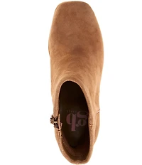 GB Girls' Shirley Suede Block Heel Booties (Toddler)