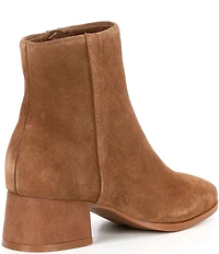 GB Girls' Shirley Suede Block Heel Booties (Youth)