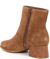 GB Girls' Shirley Suede Block Heel Booties (Youth)