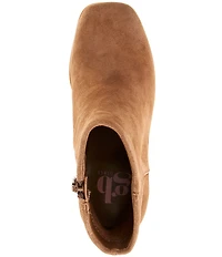GB Girls' Shirley Suede Block Heel Booties (Youth)
