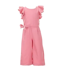 GB Little Girls Ruffle Sleeve Jumpsuit