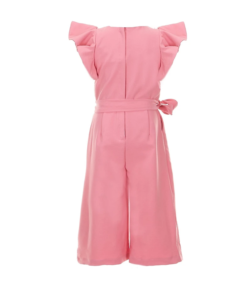 GB Little Girls Ruffle Sleeve Jumpsuit