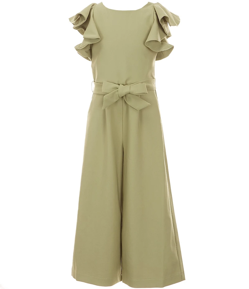 GB Little Girls Ruffle Sleeve Jumpsuit