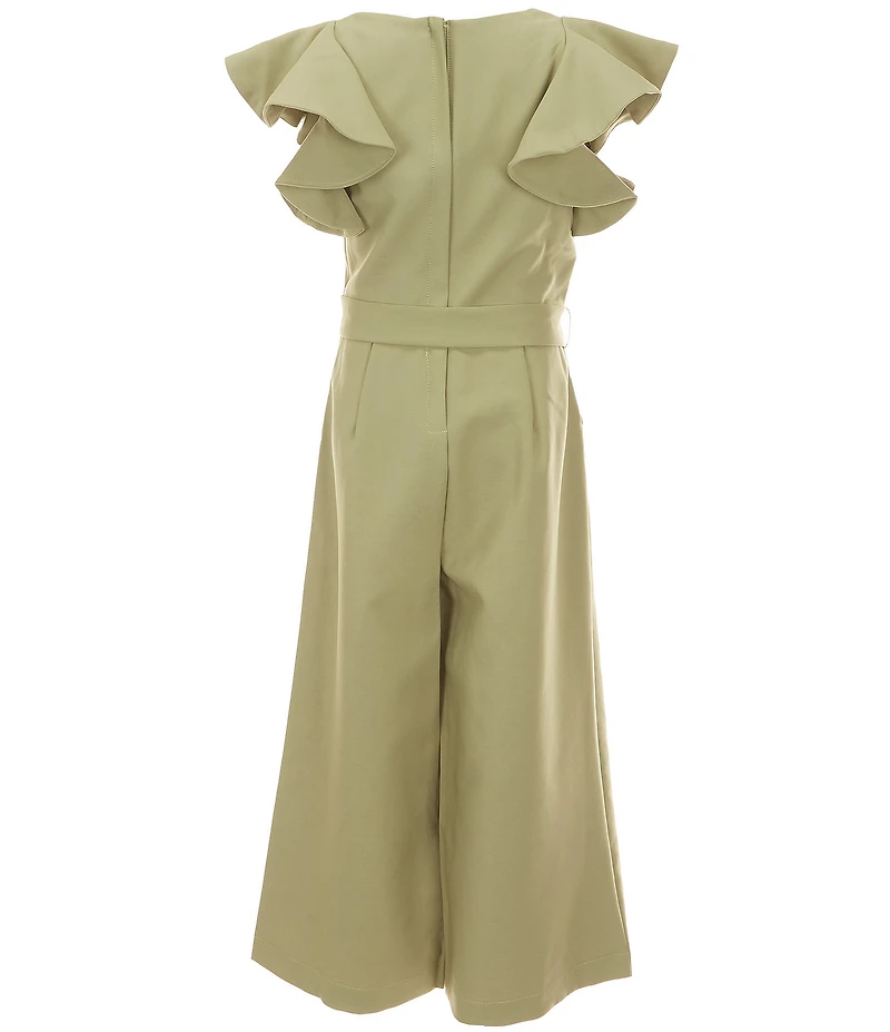 GB Little Girls Ruffle Sleeve Jumpsuit