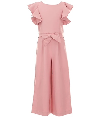 GB Little Girls Ruffle Sleeve Jumpsuit