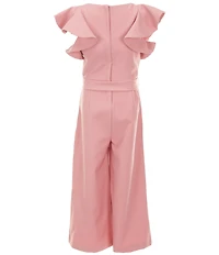GB Little Girls Ruffle Sleeve Jumpsuit