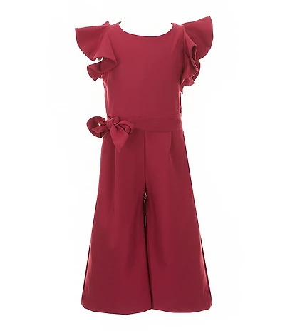GB Little Girls Ruffle Sleeve Jumpsuit