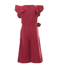 GB Little Girls Ruffle Sleeve Jumpsuit