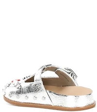 GB Girls' Stevie Metallic Jewel Stud Ornamented Clogs (Youth)