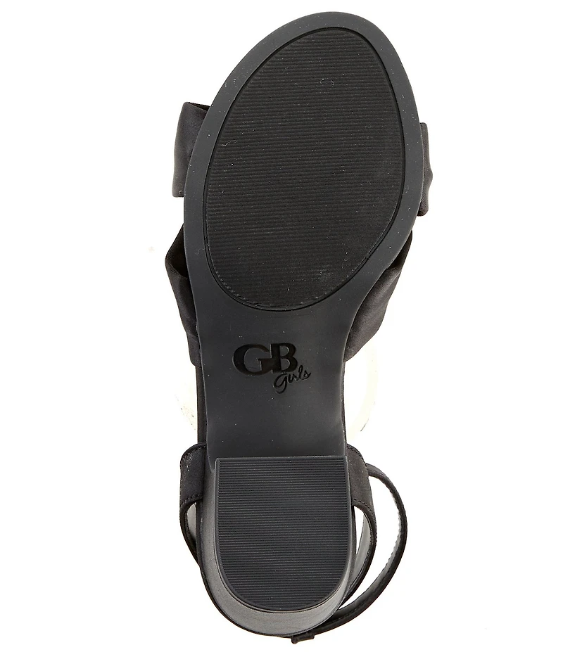 GB Girls' Tess Satin Knotted Dress Heels (Toddler)