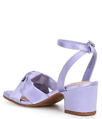 GB Girls' Tess Satin Knotted Dress Heels (Toddler)