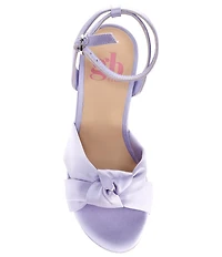 GB Girls' Tess Satin Knotted Dress Heels (Toddler)