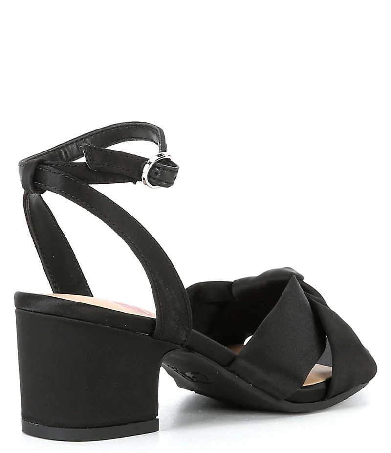 GB Girls' Tess Satin Knotted Dress Heels (Youth)